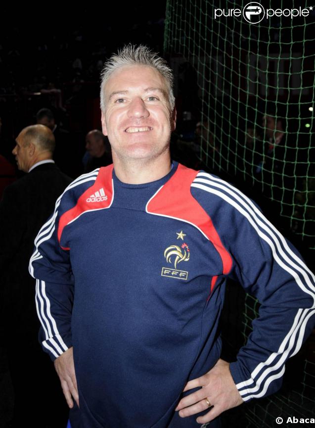 Didier Deschamps à la troisième édition du RTL Fustal. 29/03/09