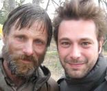 Le grand Viggo Mortensen et Adam Ikx, sur le tournage de 