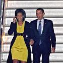 Barack et Michelle Obama, très élégants, sont arrivés en Europe et ont emporté... la Maison Blanche avec eux !