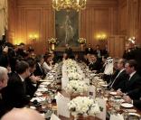Dîner donné par Gordon Brown et concocté par Jamie Oliver en marge du G20 