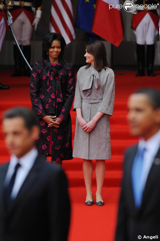 Carla Bruni-Sarkozy et Michelle Obama, deux Premières dames, deux styles