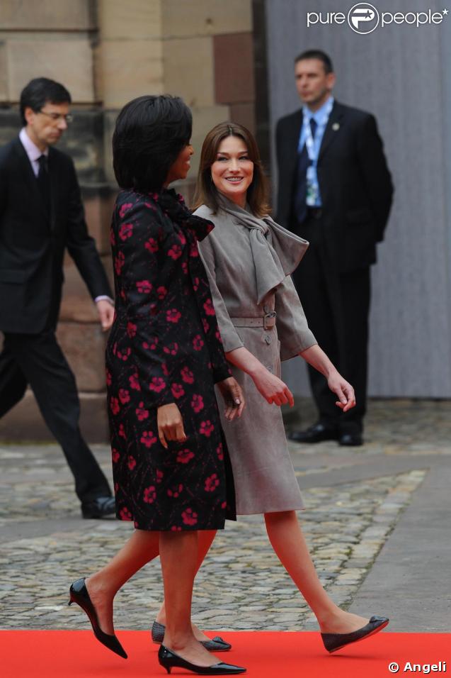 Carla Bruni-Sarkozy et Michelle Obama, deux Premières dames, deux styles