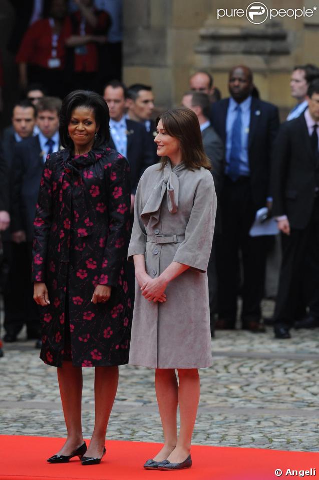 Carla Bruni-Sarkozy et Michelle Obama, deux Premières dames, deux styles