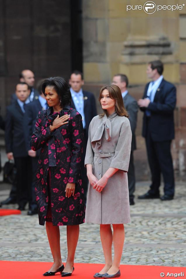 Carla Bruni-Sarkozy et Michelle Obama, deux Premières dames, deux styles