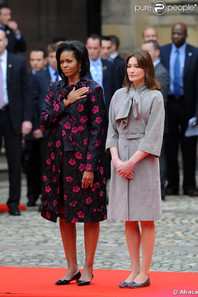 Carla Bruni et Michelle Obama