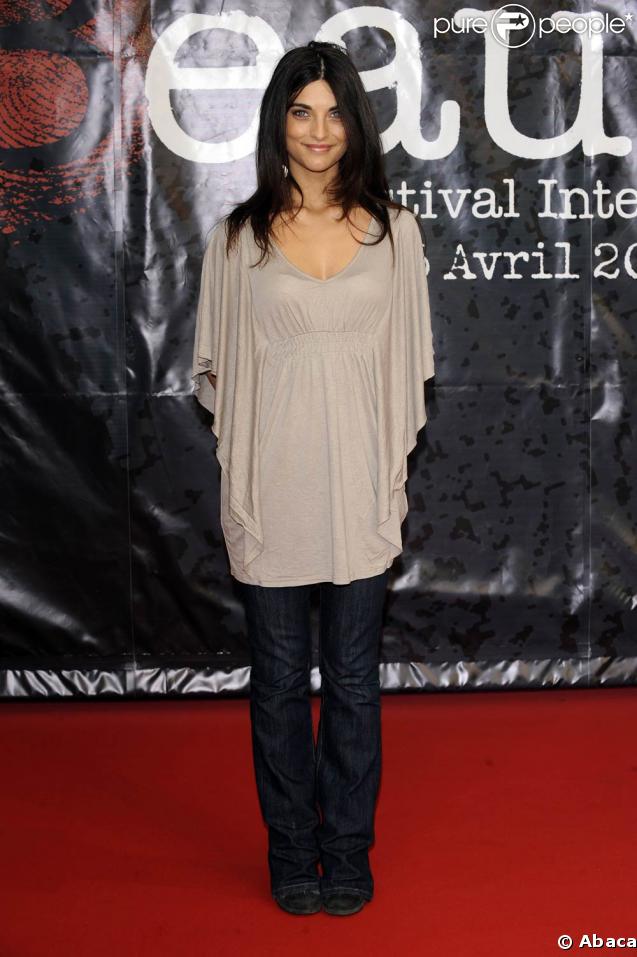 Pauline Delpech très minouche, au premier Festival du Film Policier de Beaune, le 3 avril 2009 !