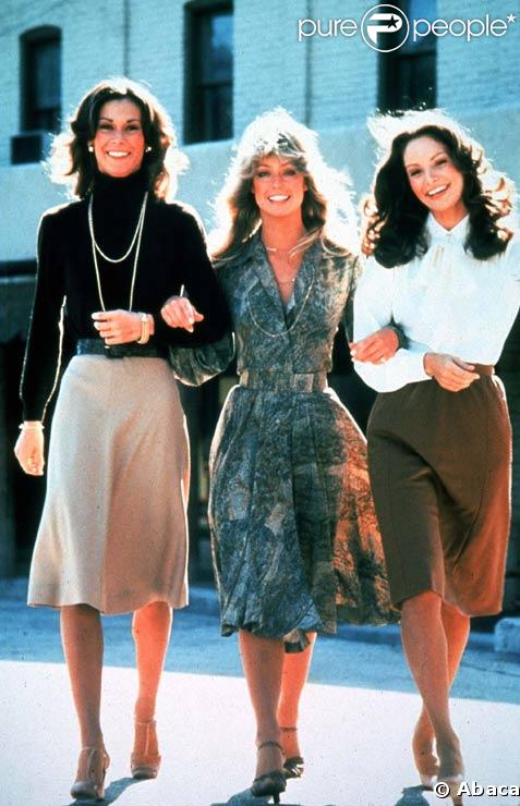  Kate Jackson, Farrah Fawcett et Jaclyn Smith dans Drôles de Dames en 1977  