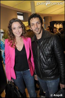 Tomer Sisley et Sandrine Quetier à la soirée Paul & Joe