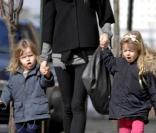 Gwyneth Paltrow et ses enfants Moses et Apple