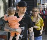 Nicole Richie, son compagnon Joel Madden et leur fille Harlow