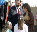 Eva Longoria, Ricardo Chavira, Madison de la Garza et Danielle Baltodano sur le tournage de Desperate Housewives
