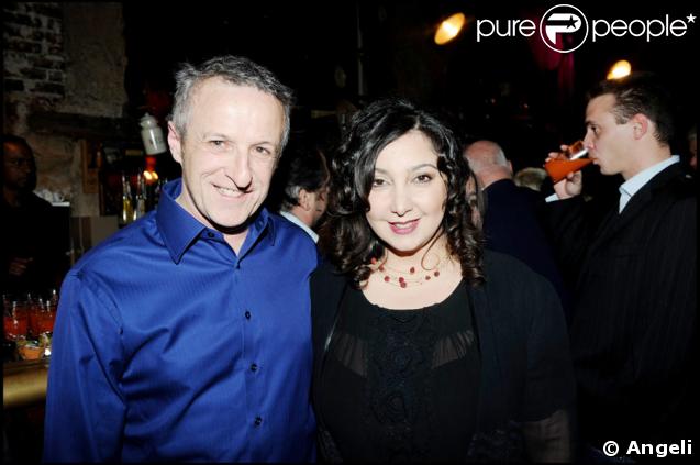 Christian Charmetant et Mary de Vivo au Réservoir, pour fêter l'anniversaire de Françoise Ménidrey, le 10 avril 2009