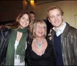 Alice Taglioni et Jocelyn Quivrin au Réservoir, pour fêter l'anniversaire de Françoise Ménidrey, le 10 avril 2009