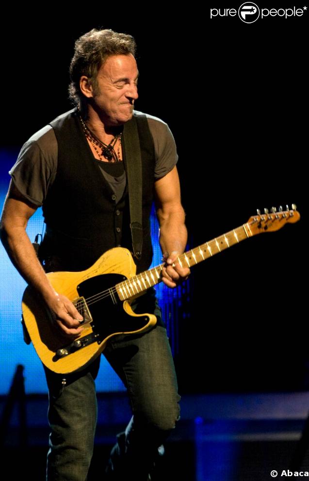 Bruce Springsteen sur scène à Houston, le 8 avril 2009