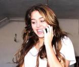 Miley Cyrus le 18 avril 2009 à Toluca Lake 