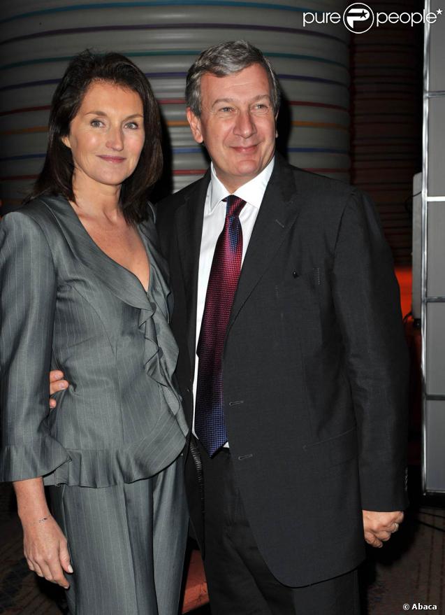 Cécilia Attias et son époux Richard Attias 
