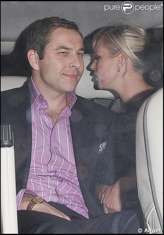 Kate Moss et son ami David Walliams hier soir à Londres