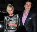 Kate Moss sort au Nobu à Londres, le 22 avril