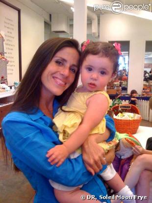Soleil Moon Frye et sa petite Jagger