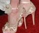 Soirée An evening with women, le 24 avril 2009 : Dita Von Teese et ses chaussures Dior