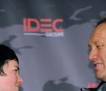 Francis Joyon et Elle McArthur, ancienne détentrice du record