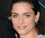 Amanda Peet et ses yeux bleus, lors de l'avant-première de 