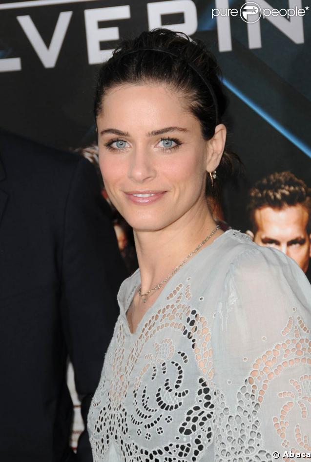 Amanda Peet et ses yeux bleus, lors de l'avant-première de 