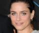 Amanda Peet et ses yeux bleus, lors de l"avant-première de "Wolverine", le 28 avril 2009, au Mann"s Chinese Theatre de Los Angeles !