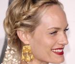 Amber Valletta avec une jolie natte