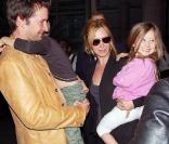 Noah Wyle son épouse tracy et leurs enfants, retour à Los Angeles le 30 avril 2009