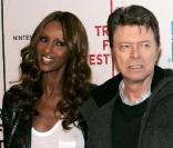 Iman et David Bowie au festival de TriBeCa le 30 avril