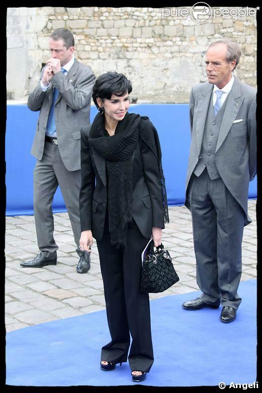 Rachida Dati, au mariage de Jean de France et de Philomena de Tornos y Steinhart. 02/05/09