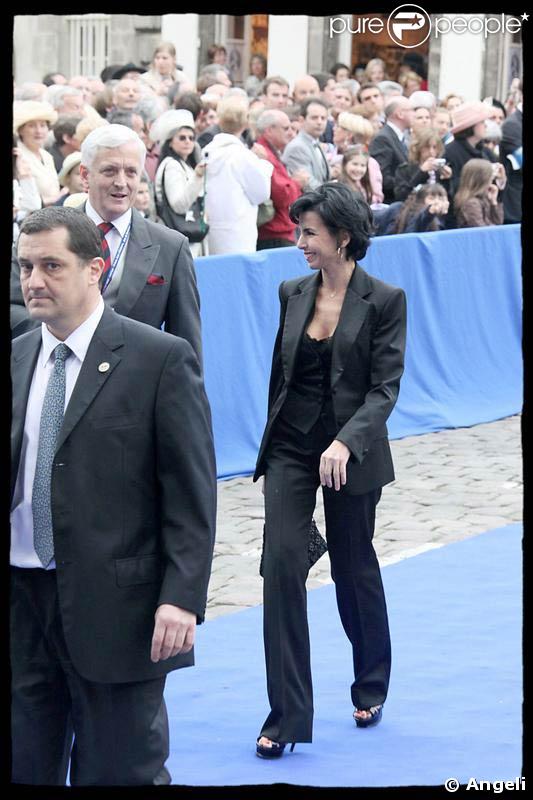 Rachida Dati au mariage de Jean de France et de Philomena de Tornos y Steinhart. 02/05/09