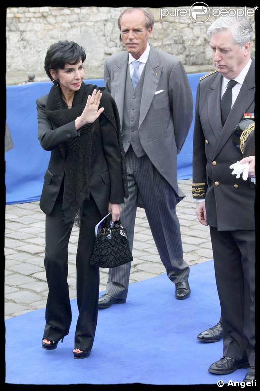 Rachida Dati au mariage de Jean de France et de Philomena de Tornos y Steinhart. 02/05/09