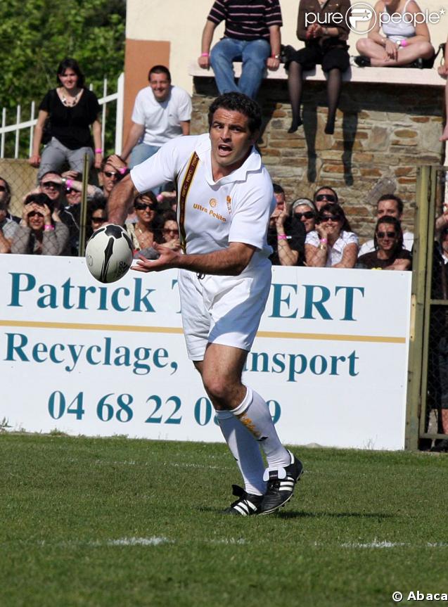 Thomas Lièvremont, lors du match de foot et de rugby opposant le Team Cantona au Team Lièvremont, organisé par le 