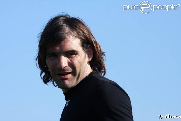 Sébastien Mate, lors du match de foot et de rugby opposant le Team Cantona au Team Lièvremont, organisé par le 