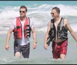 Eric Dane à Miami avec un ami 
