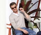 Eric Dane à Miami sur le tournage de l'émission de Kelly Ripa 