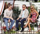 Eric Dane à Miami sur le tournage de l'émission de Regis Philbin et Kelly Ripa 
