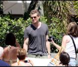 Eric Dane à Miami sur le tournage de l'émission de Regis et Kelly 
