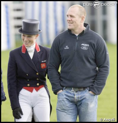 Zara Phillips et son petit ami Mike Tindall au Badminton Horse Trials 2009