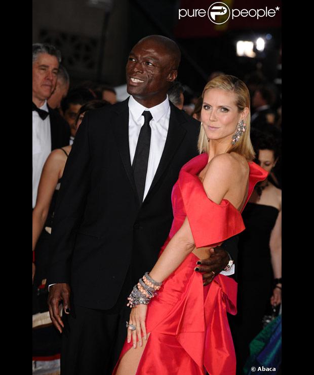 Heidi Klum et Seal à la série des Oscars en février 2009 
