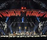 Johnny Hallyday sur scène à St Etienne 