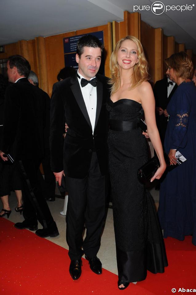 Frédéric Bel en Paul Ka avec un ami lors du dîner de la cérémonie d'ouverture du Festival de Cannes