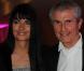 Claude Lelouch et son amie Valérie lors du dîner de la cérémonie d'ouverture du Festival de Cannes