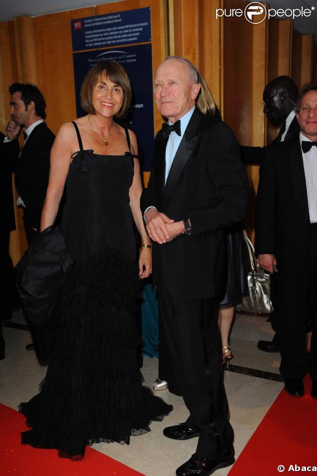 Christine Albanel et Jérôme Seydoux lors du dîner de la cérémonie d'ouverture du Festival de Cannes