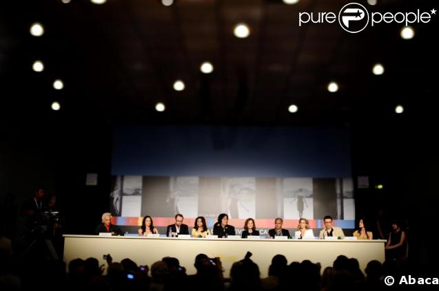Les membres du jury du 62e Festival de Cannes, lors de la conférence de presse, le 13 mai 2009 !