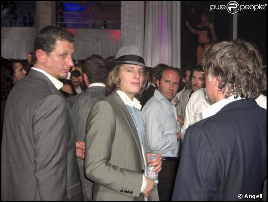 Pierre Sarkozy à la soirée Bob Sinclar au VIP à Cannes