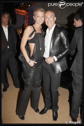 Soirée Audi au Jimmy'z de Cannes, le 14 mai 2009 : Sarah Marshall et Jean-Claude Jitrois 