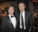 Soirée Audi au Jimmy'z de Cannes, le 14 mai 2009 : Thomas Dutronc et Michel Denisot 